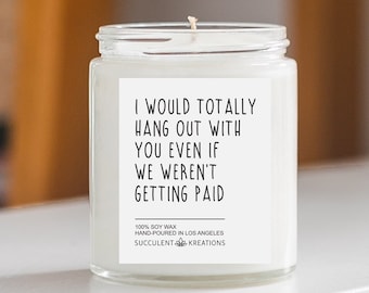 Gift for co-worker, Staff gift candle, Colleague gifts, Funny Co-worker gift, Birthday gift for coworker, Funny gift for Coworker