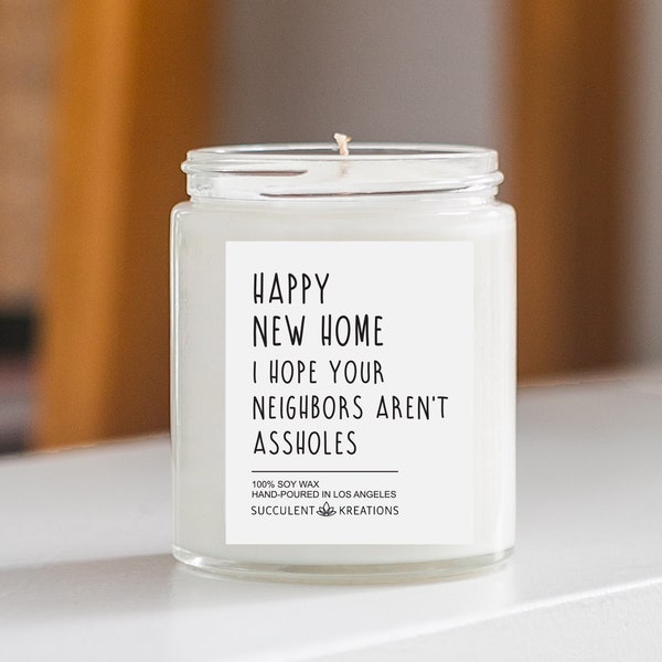 Funny Housewarming Soy Candle - Add On - Build your Box