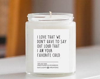 Funny Mothers day Gift, Birthday Gift for Mom, Dad Gift Ideas, Favorite Child, Funny Gift for Parents, Gift for Mom, Funny Gift for Dad