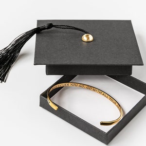 CLASS of 2024, GRADUATION gift, SENIOR 2024, Graduation Gift for Her, Bachelor Degree, Graduation bracelet, Graduation Gifts for Daughter image 1