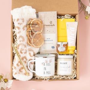 Gift Box For Women, Cozy Gift Box, Best Friend Birthday Gifts, Self Care Box, Thinking Of You Care Package, Thank You Gift Box