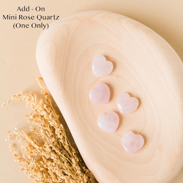 Mini Rose Quartz (one only) - Add On - Build your Box