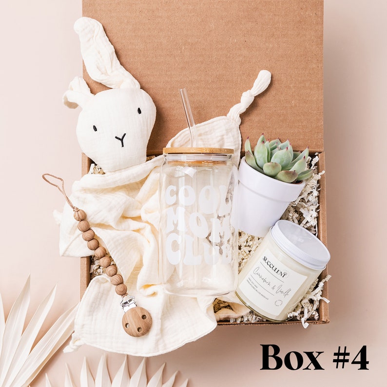 New Mom and Baby Gift Box, Gift for Women After Birth, Post Pregnancy Gift Basket, New Mom Self Care Package, Postpartum recovery BOX #4