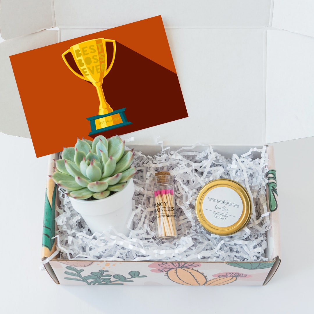 BOSS APPRECIATION GIFT Best Boss Ever Gift Box Supervisor Thank You