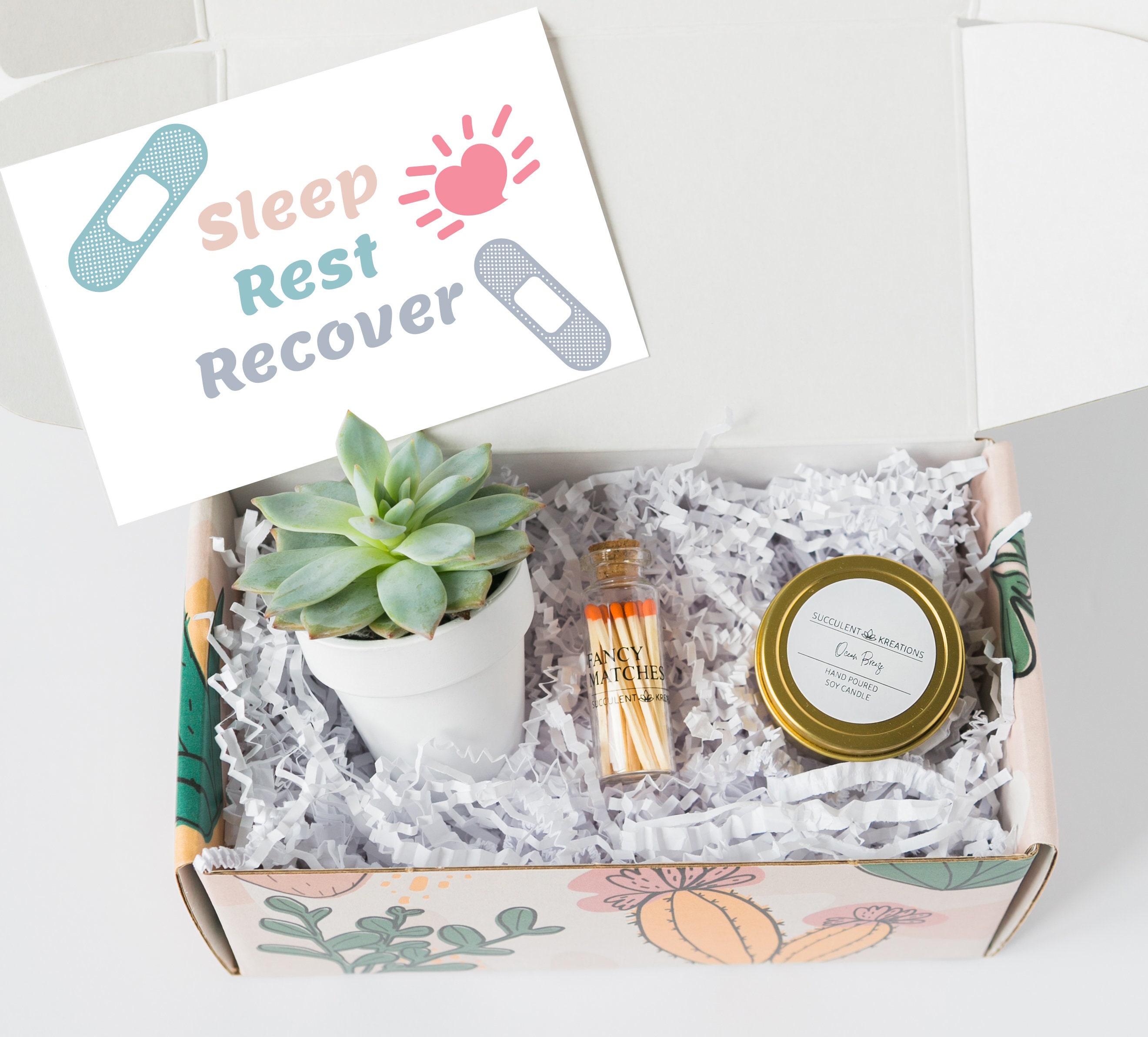 Sleep, Rest and Recover Get Well Gifts for Women - Get Well Gift -  Baskets-n-Beyond