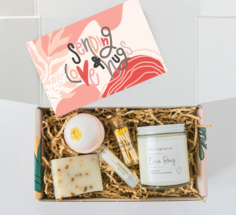 Mental Health Self Care Package for Her Stress Relief Gift Etsy