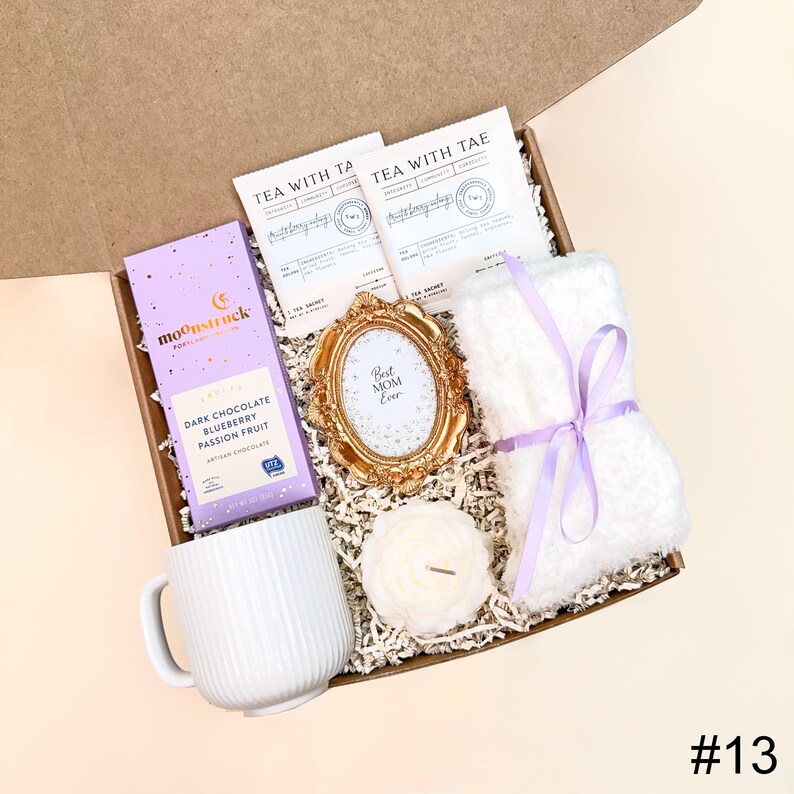 Thoughtful Mother’s Day Gift, Mother's Day Gift Basket, Best Mom Ever Gift Basket, Daughter to Mother, Mom Gift Set BOX #13