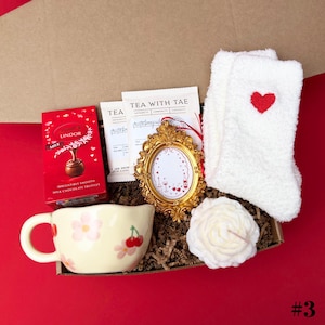 Galentines Day Gifts, Hygge Valentines Gift Box, Valentines Gift Basket, Best Friends Gift Box, Valentine's care package, Friendship Box BOX #3