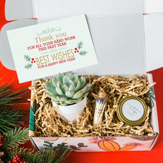 EMPLOYEE CHRISTMAS GIFTS Bulk Employee Gift Gift Box Thank You