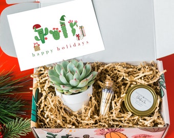 Happy holidays gift - Christmas care package - Christmas gift box - Christmas in a box - Christmas gift ideas - Custom Christmas gift