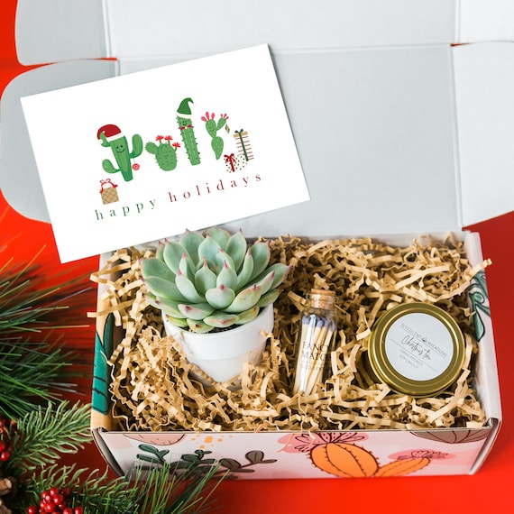 Happy Holidays Mini Self-care Gift Set, Christmas Gifts Under 30