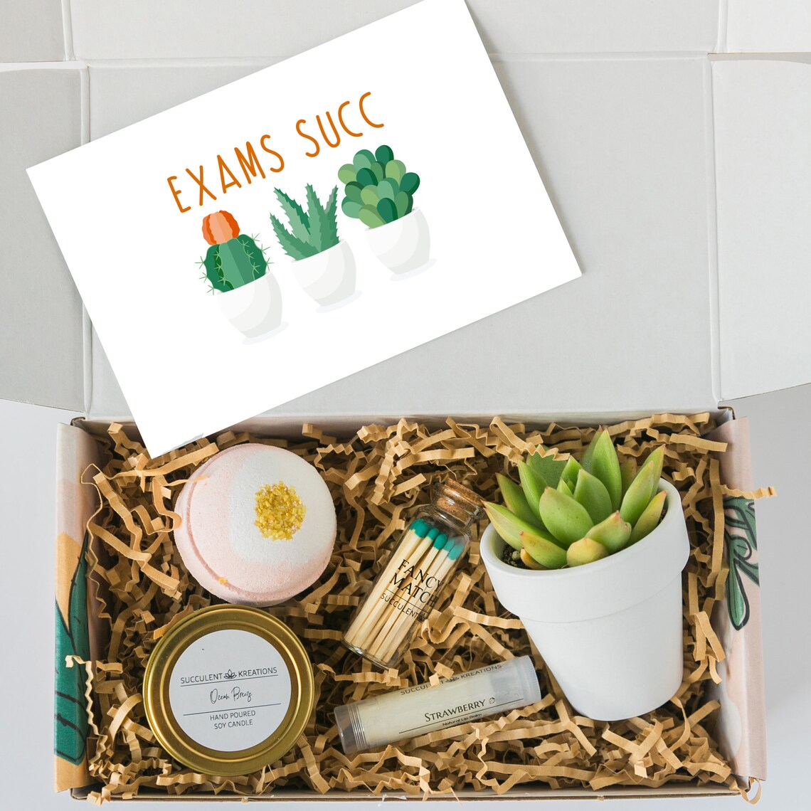 Exam Survival Kit Exam Care Package Exam Succ Finals Care Etsy