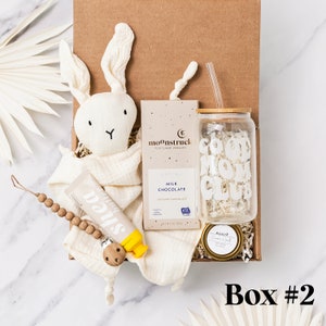 New Mom and Baby Gift Box, Gift for Women After Birth, Post Pregnancy Gift Basket, New Mom Self Care Package, Postpartum recovery BOX #2