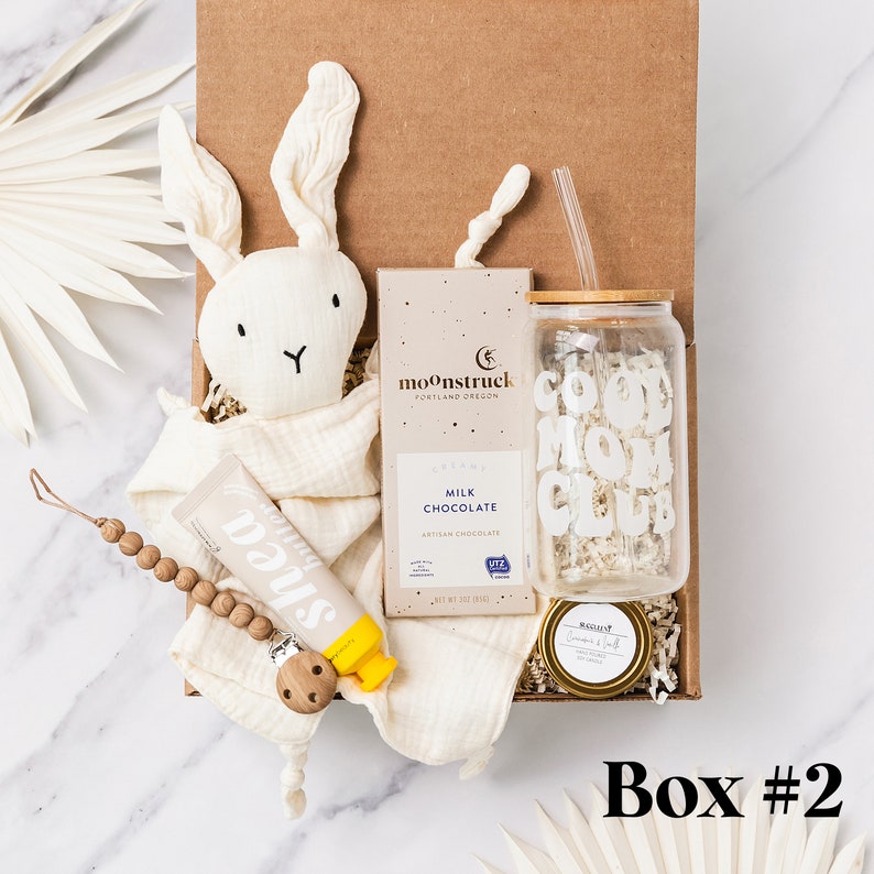 New Mom and Baby Gift Box, Gift for Women After Birth, Post Pregnancy Gift Basket, New Mom Self Care Package, Postpartum recovery BOX #2