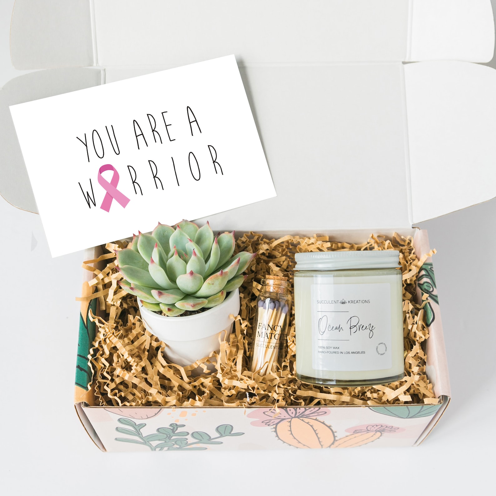 Breast Cancer Survivor Gift Box End of Chemo Gift Etsy