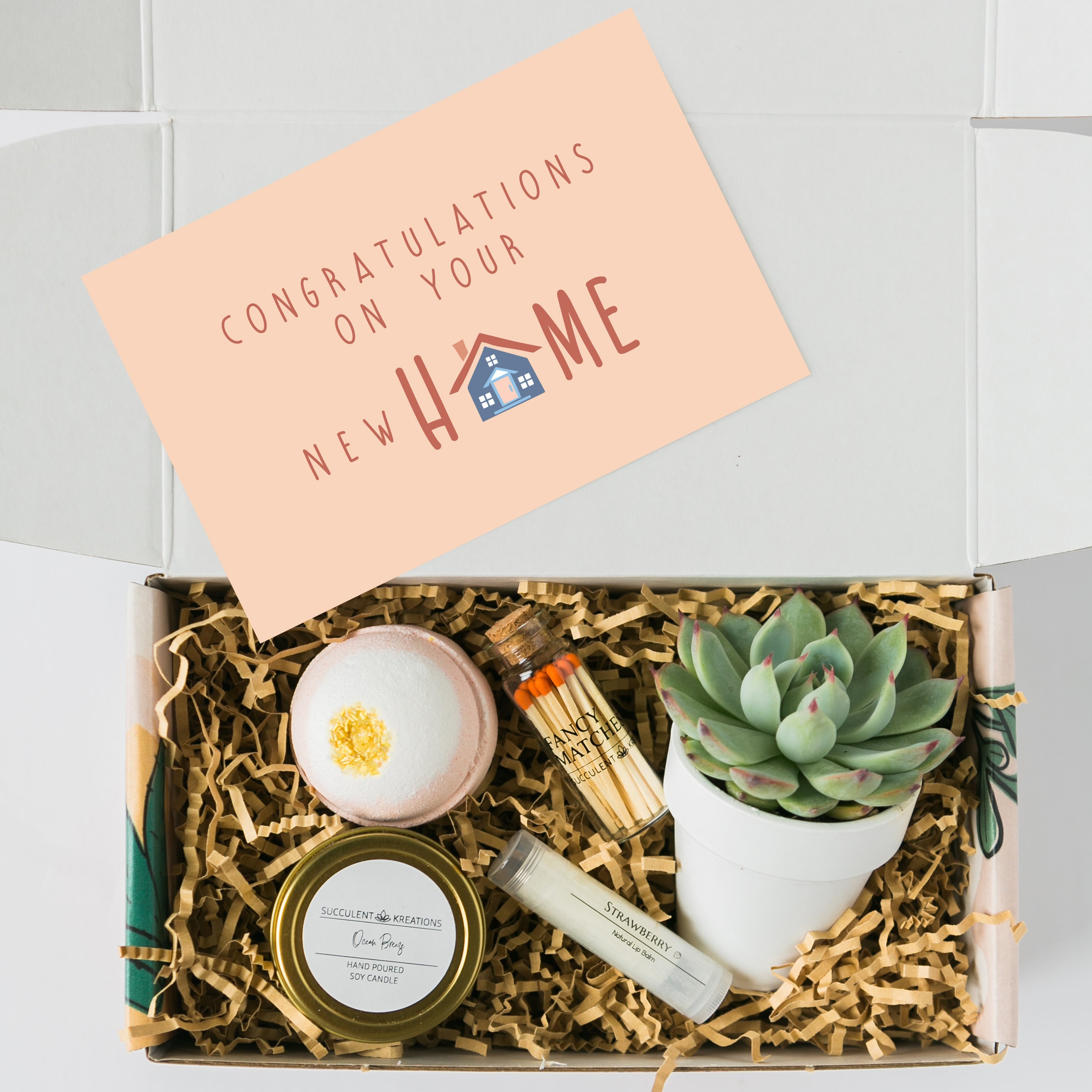 New Home Congratulations Gift Happy New Home New Apartment Etsy UK