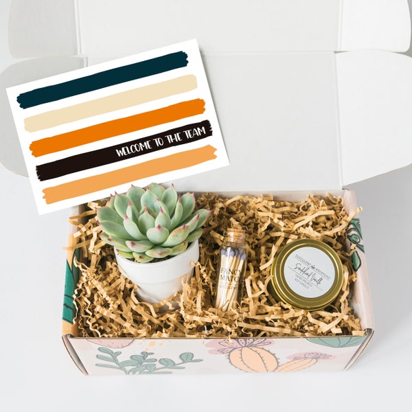 New Employee Gift Box, Welcome To The Team Gift Set - EMPLOYEE WELCOME GIFT - Congratulations Gift - Corporate Gift - New Coworker Gift Box