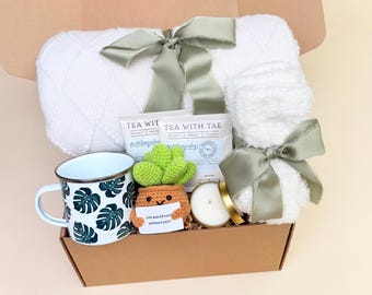 Get Well Soon, Spa Gift for her, Sending hugs for her, Care package for friend, Comfort gift box, Recovery gift set