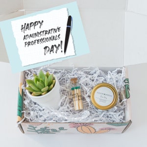 Administrative Professionals Day Gift Box - Gift Ideas for Coworkers - Employee Appreciation - Gift for Receptionist, Secretary, Assistant