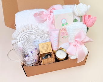 MOM BIRTHDAY GIFT - Birthday Gift Box for mom - Spa Gift Box - Mother Day Gift - Mothers Gift Idea - Spa Gift Set - Mom Birthday