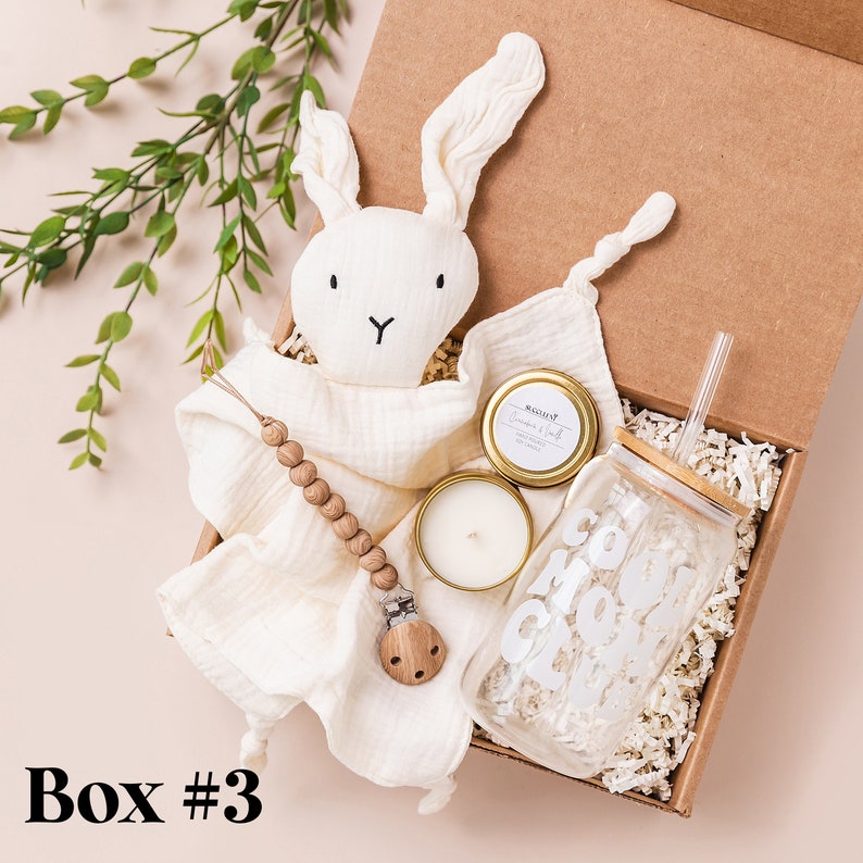 New Mom and Baby Gift Box, Gift for Women After Birth, Post Pregnancy Gift Basket, New Mom Self Care Package, Postpartum recovery BOX #3