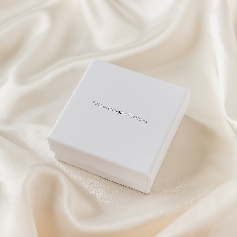 May include: A white square box with the text "Succulent Kreations" printed on the top.