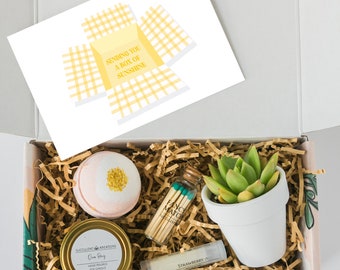 Sending You a Box of Sunshine- Thinking of You Care Package- Feel Better Gift- Gift Ideas for Friends- Care Package
