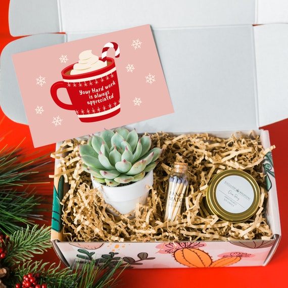 Christmas Holiday Employee Gift Staff Christmas Gifts Holiday Gift Bulk Corporate Basket Xmas Holiday Gift Set Secretary Gift Etsy