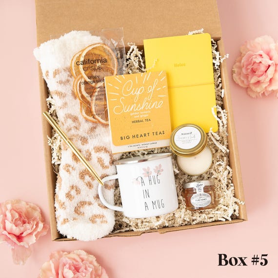 Sunshine Care Package, Sunshine Box, Just Because Gift, Thinking of You, Sending Cheer, Mental Health Boost, Get Well Soon Basket Women