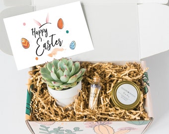 HAPPY EASTER GIFT - Personalized Easter Gift Box - Gift Ideas for Best Friend -  Friendship Gift Box - Thinking of you - Care Package