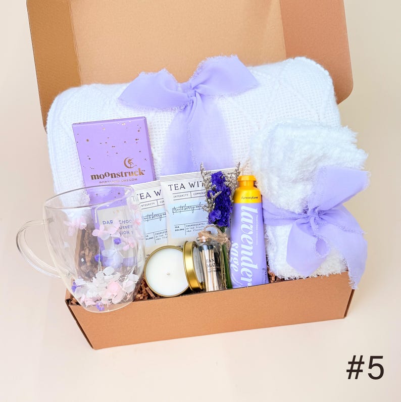 Birthday Care Package for her, Birthday Gift Box for Her, Happy Birthday Box, Women's Birthday Gift Box, Thinking of you Gift box for Mom image 2