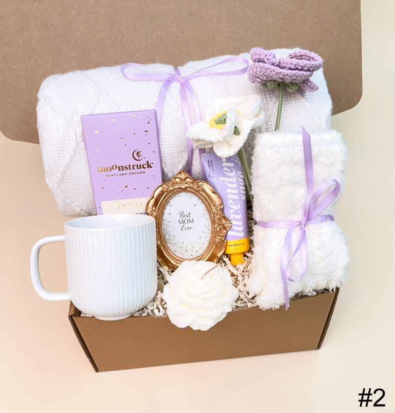 Thoughtful Mother’s Day Gift, Mother's Day Gift Basket, Best Mom Ever Gift Basket, Daughter to Mother, Mom Gift Set BOX #2