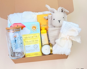 New Mom and Baby Gift Box, Postpartum Care Package, Mom To Be Care Package, Congrats On Your New Baby, Newborn Boys, Girls, Unisex