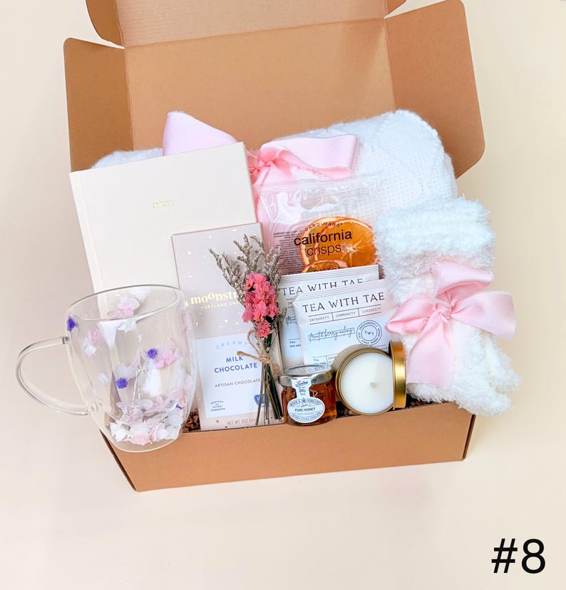Birthday Care Package for her, Birthday Gift Box for Her, Happy Birthday Box, Women's Birthday Gift Box, Thinking of you Gift box for Mom image 9