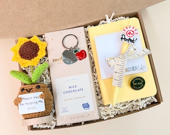 Preschool Teacher Gift,Thank You For Helping Me Grow, Thank You Kindergartner Teacher Appreciation Gift