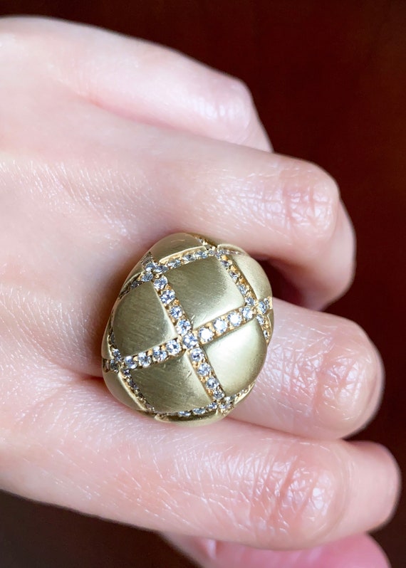 18k Gold & Diamond Ring by La Triomphe