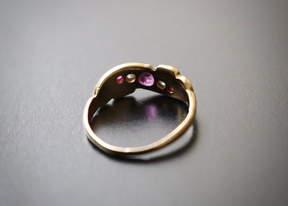 Antique 18k Ruby & Diamond Ring - image 5