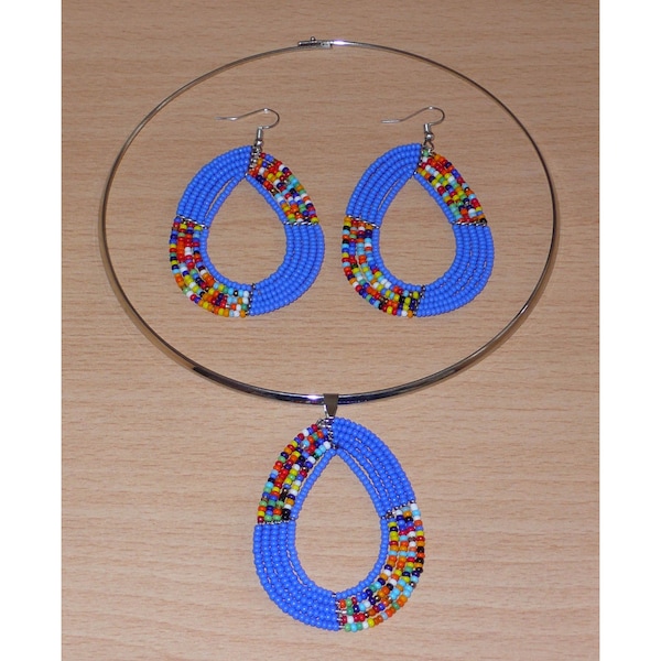 Collier bohème chic multicolore femme, perles naturelles, style ethnique