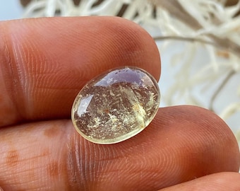 6.98 Ct. Natural Tourmaline Gemstone Cabochon ~~ 15x12x5 mm Tourmaline Cabochon For Making Jewelry ~~ Untreated Tourmaline Gemstone