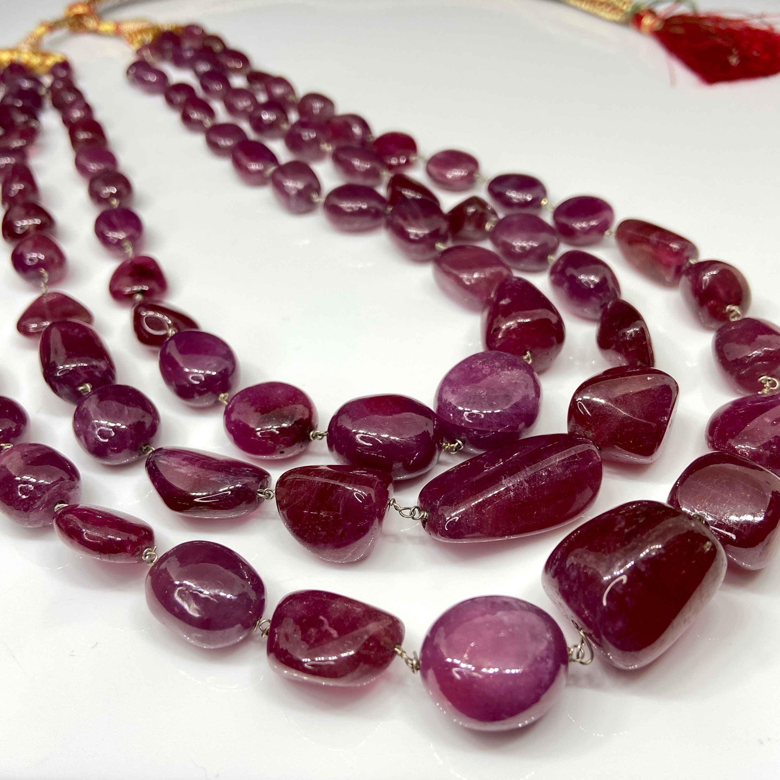 Red ruby beads Clearance