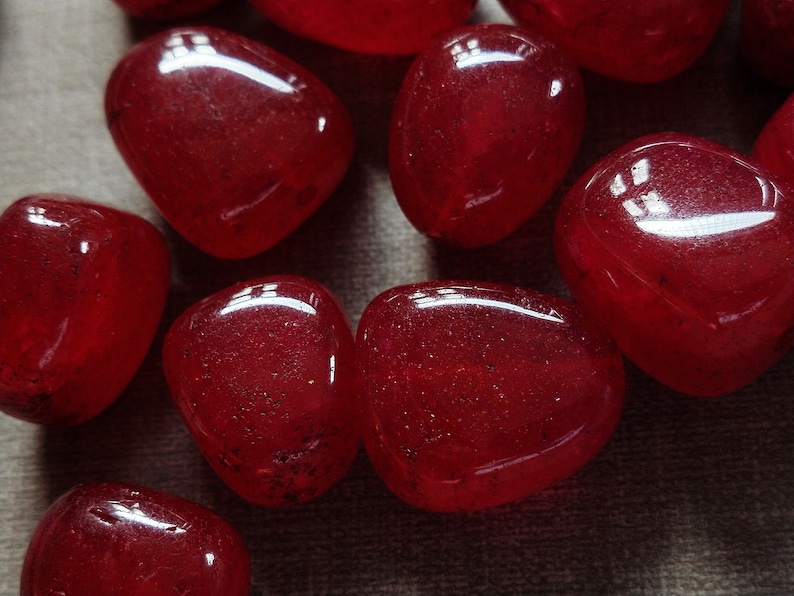 Red Onyx Stone Onyx Pota 7 Pcs 15x13 Mm to 18x15 Etsy