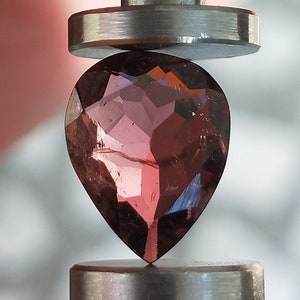 1.80 Carat Tourmaline -- Amazing Natural Luster Pink Tourmaline -- Faceted Pear Cut Tourmaline -- 8.5 by 10.5 mm -- For Making Jewelry.