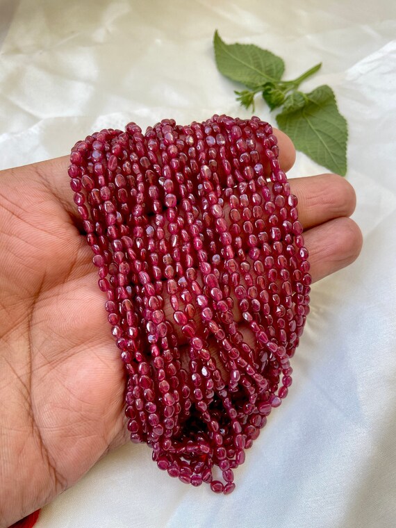 Precious ruby beads deals