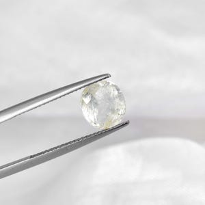 Burma Yellow Sapphire Gemstone 3.95 Cts, Cushion Cut Loose Stone 9x9x5 mm