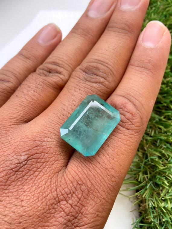 Émeraude Naturelle De Zambie - 1,17 Ct - Coupe Ovale - Qualité AAA Non Traitée