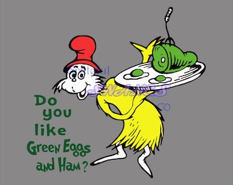 Green Eggs And Ham Svg Etsy