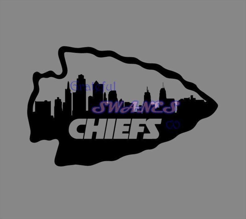 Kansas city chiefs clipartchiefs footballKansas City svg | Etsy