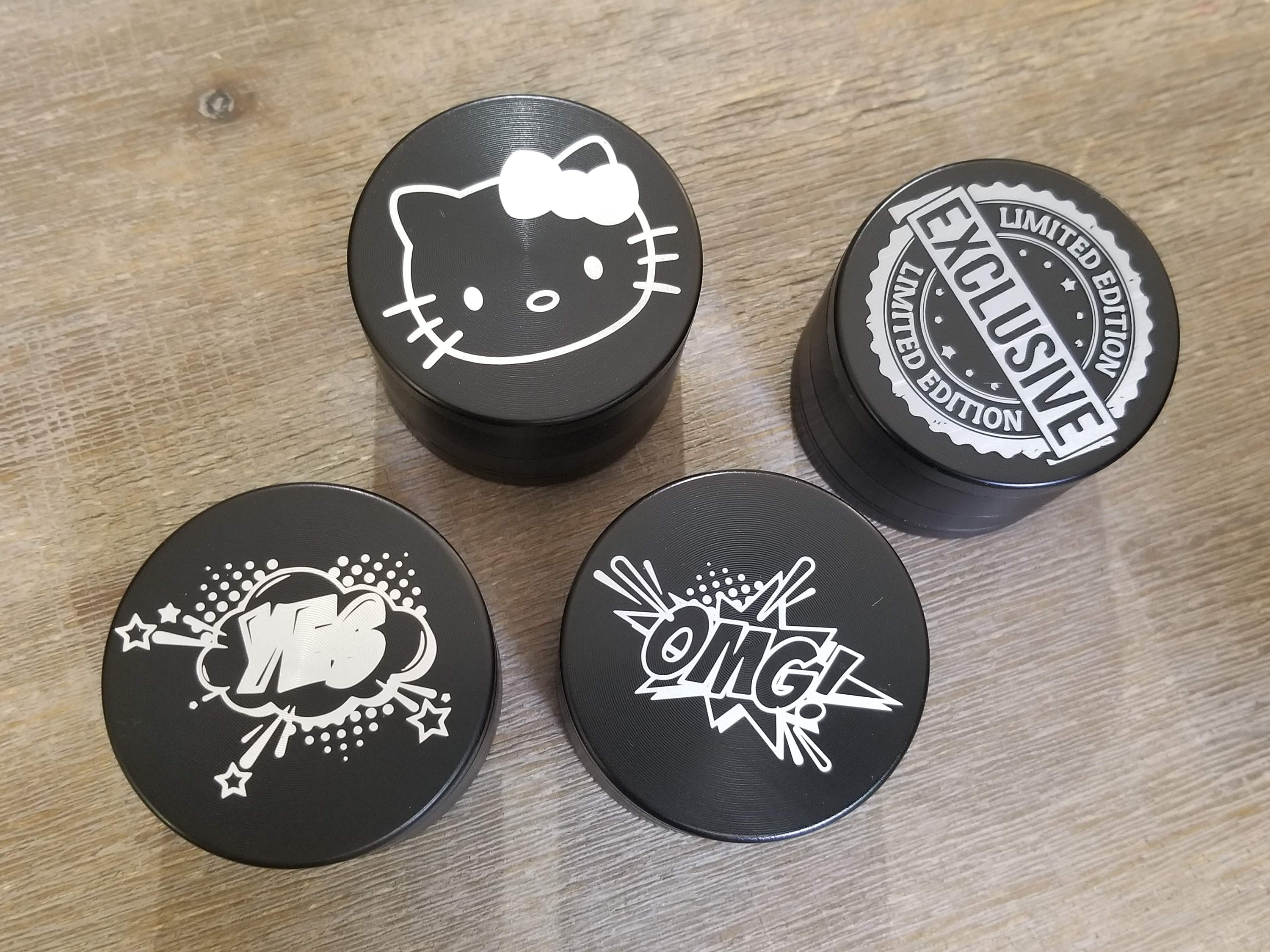 Custom Personalized Grinders Herb Grinder Accessory 2 Inch Etsy