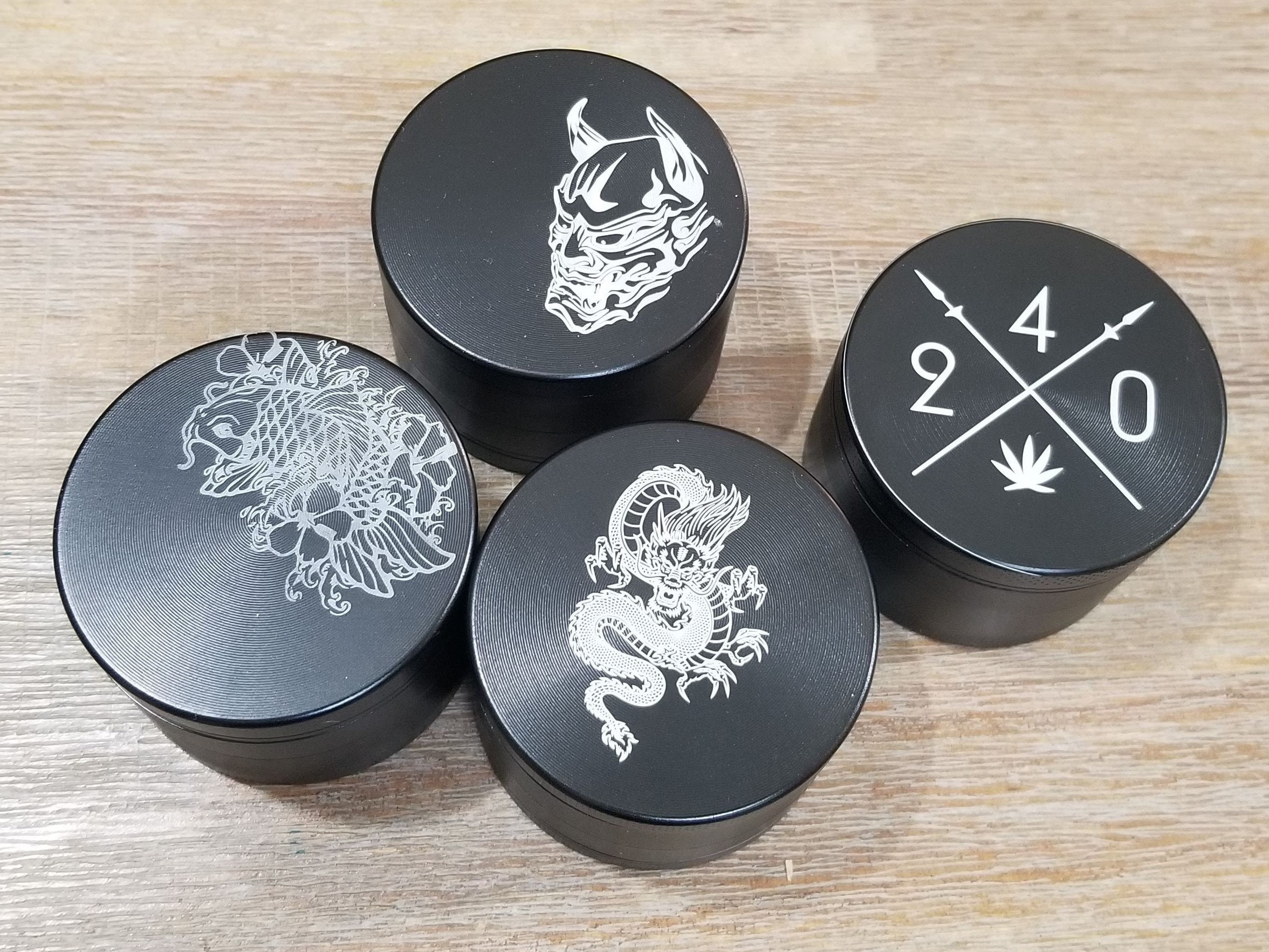 Custom Personalized Grinders Herb Grinder Accessory 2 Inch Etsy