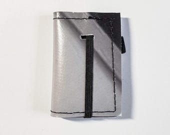 recycled Wallet Hyperion minimalistic #26 used truck tarp LKW recycled